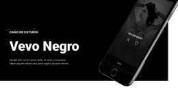 Vevo Negro - HTML Layout Builder