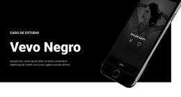 Vevo Negro - Plantilla Creativa Multipropósito