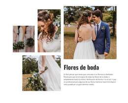 Flores De Boda - Plantilla De WordPress