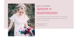 Pagina HTML Per Guida Al Matrimonio