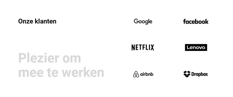  Onze partners Website ontwerp