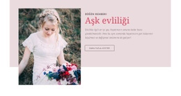 Düğün Rehberi - Web Sayfası Maketi Oluşturun