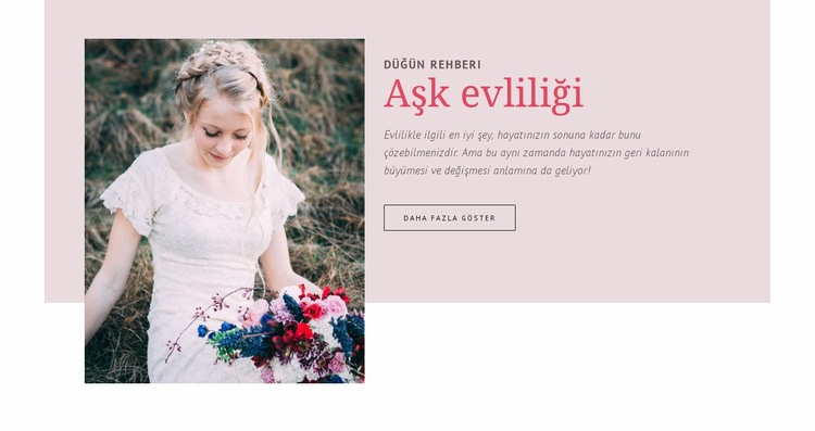 Düğün Rehberi Web sitesi tasarımı