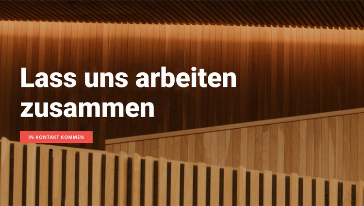 Lass uns zusammen arbeiten HTML-Vorlage