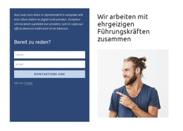 Kontaktformular Im Raster - Builder HTML