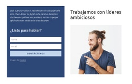 Un Diseño De Sitio Web Exclusivo Para Formulario De Contacto En Cuadrícula