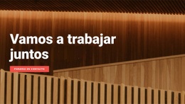 Vamos A Trabajar Juntos Plantilla HTML5
