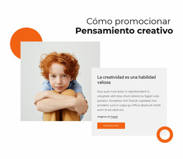 Cómo Promover El Pensamiento Creativo - Plantilla Joomla Sencilla