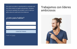 Formulario De Contacto En Cuadrícula - Plantilla Joomla Moderna