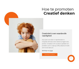 Hoe Creatief Denken Te Bevorderen - HTML-Websitesjabloon