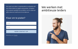 Contactformulier In Raster - Moderne Joomla-Sjabloon