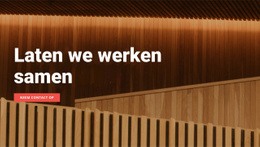 Laten We Samenwerken - Website-Ontwerp