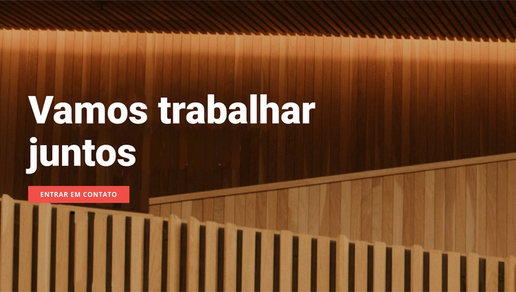 Vamos trabalhar juntos Template Joomla