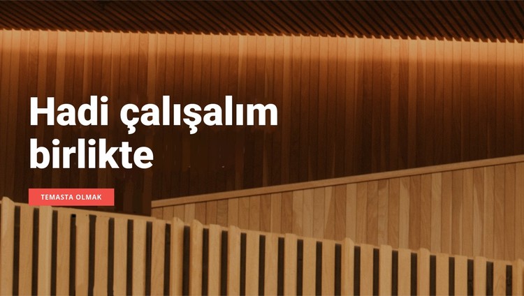 Beraber çalışalım CSS Şablonu