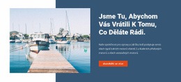 Obchod S Jachtařskými Službami – Šablona Jedné Stránky
