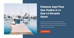 Tienda De Servicio De Yates - Plantilla HTML5