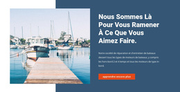 Magasin De Service De Yacht - Thème WordPress Prêt À L'Emploi