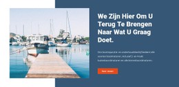 Jachtservicewinkel Gratis CSS-Websitesjabloon