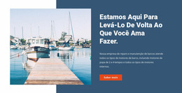 Loja De Serviços De Iates - Modelo De Site Joomla