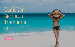 Traumurlaub – Kostenloses WordPress-Theme