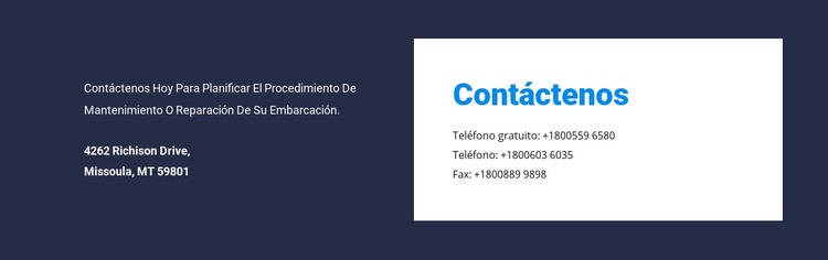 Diseño de dirección en contraste Diseño de páginas web