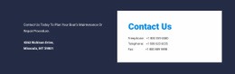 Contrast Address Design - Drag & Drop Html Code
