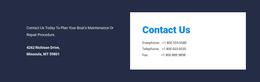 Premium HTML5 Template For Contrast Address Design