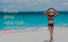 Álomnyaralás - Egyszerű Webhelysablon