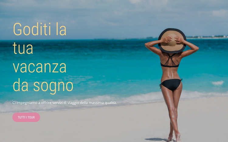 Vacanze da sogno Modello Joomla