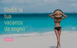 Vacanze Da Sogno - Modello Di Sito Web Semplice