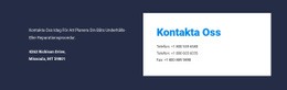 Kontrastadressdesign - HTML-Mallkod