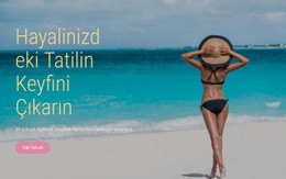 Rüya Tatil Için Ücretsiz Çevrimiçi Şablon