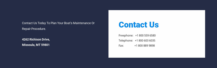 Contrast address design Website Template