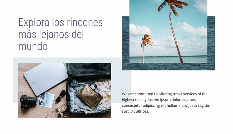 Vacaciones de verano Creador de sitios web HTML