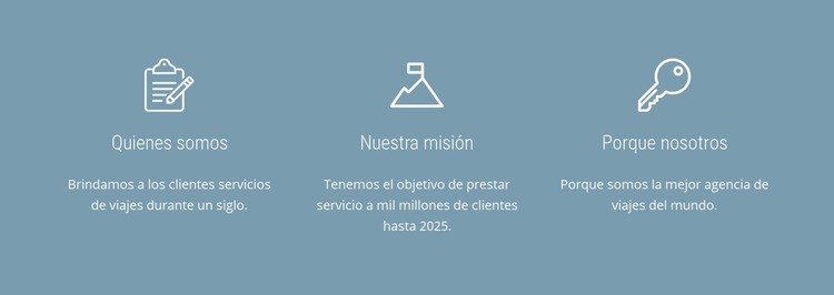 Nos apasiona viajar Diseño de páginas web