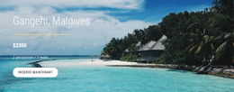 Vacances Aux Maldives - Modèle Joomla Facile À Utiliser