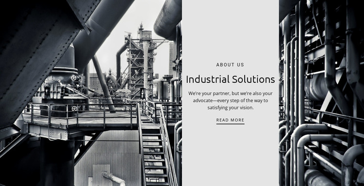 Factory work HTML Template