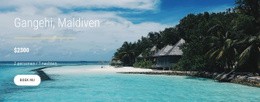 Vakanties Op De Malediven - Responsieve HTML5-Sjabloon