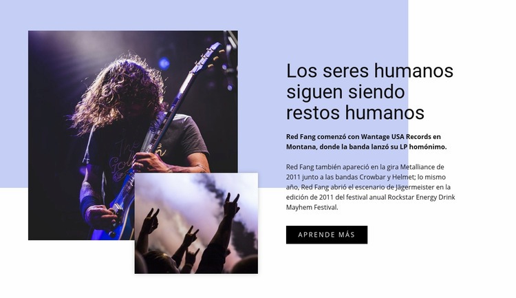 Restos humanos Creador de sitios web HTML