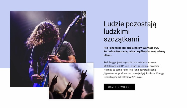 Ludzkie szczątki Projekt strony internetowej