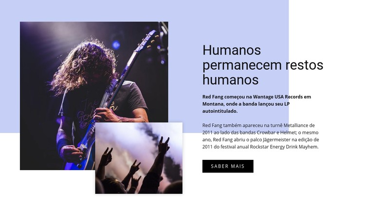 Restos humanos Template CSS