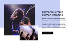 Mänskliga Kvarlevor - HTML Website Maker