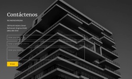 Información De Contactos De La Empresa Constructora - Plantilla De Sitio Web Gratuita
