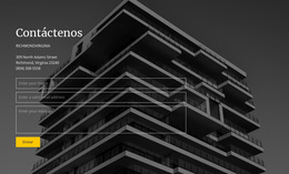 Información De Contactos De La Empresa Constructora - Página De Destino