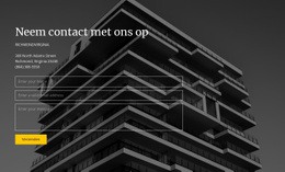 Website-Bestemmingspagina Voor Informatie Over Bedrijfscontacten Opbouwen