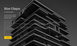 Bina Şirketi Iletişim Bilgileri - Premium Joomla Şablonu