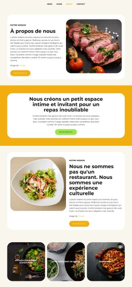 Approvisionnement Alimentaire Modèle HTML CSS Réactif