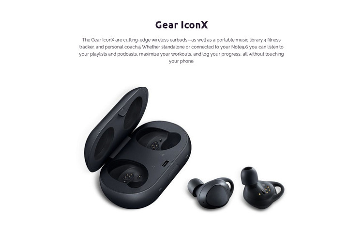 Gear iconx Homepage Design
