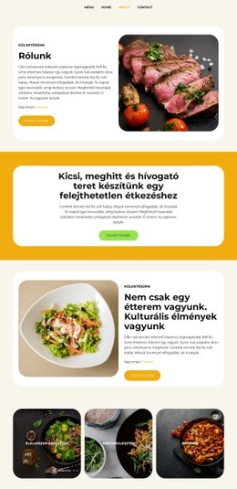 Élelmiszer-Beszerzés - Egyszerű Webhelysablon