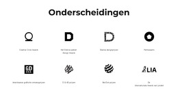 Nieuw Thema Voor Onderscheidingen